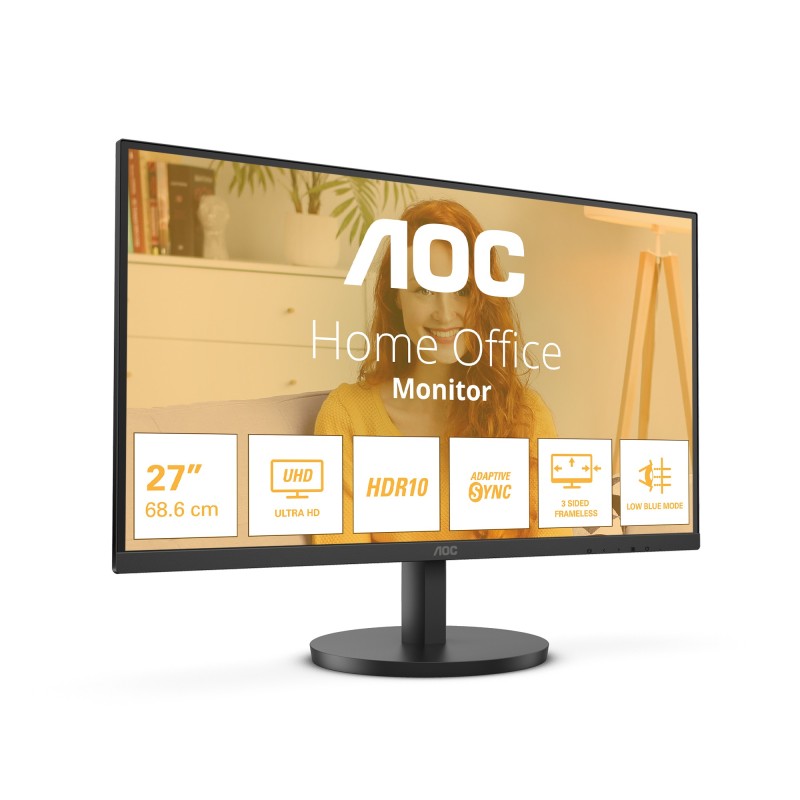 Monitor Aoc B3 U27B3M  27" 3840 X 2160 Pixeles 4K Ultra Hd Lcd Negro