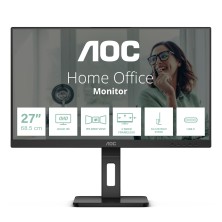 Monitor Aoc Q27P3Cv  27" 2560 X 1440 Pixeles Quad Hd Led Negro