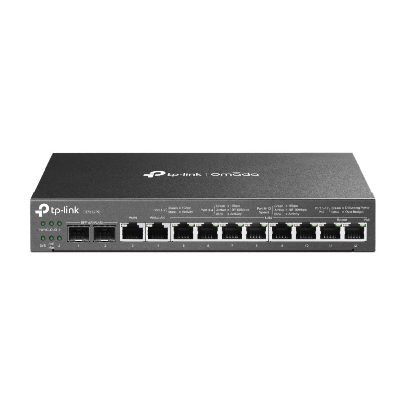 Router Tp-Link Omada Er7212Pc  Gigabit Ethernet Negro