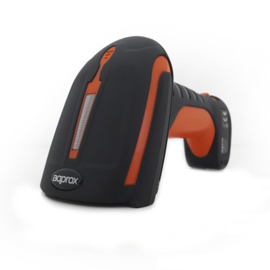 Lector De Códigos De Barras  Approx Appls18I Portátil 1D Laser Gris, Naranja