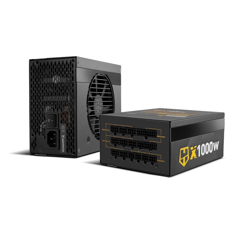 Fuente De Alimentación Nox Hummer X 1000W Plus Gold 24-Pin Atx Negro