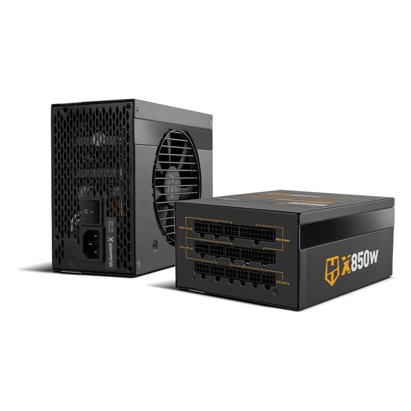 Fuente De Alimentación Nox Hummer X 850W Plus Gold 24-Pin Atx Negro