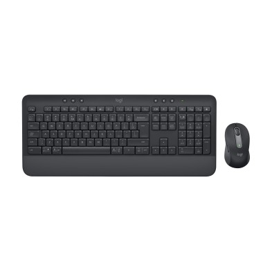 teclado Logitech Signature MK650 Combo For Business  Ratón incluido Oficina Bluetooth QWERTY Español Grafito