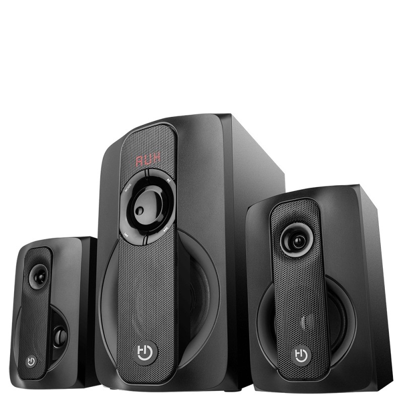 conjunto de altavoces Hiditec H400 Dark Edition 40 W Universal Negro 2.1 canales Bluetooth