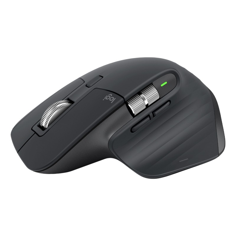 ratón Logitech MX Master 3S  Oficina mano derecha RF Wireless + Bluetooth Laser 8000 DPI