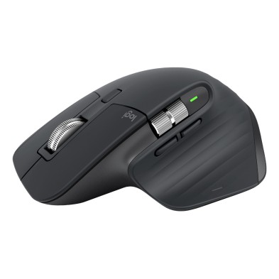 ratón Logitech MX Master 3S  Oficina mano derecha RF Wireless + Bluetooth Laser 8000 DPI