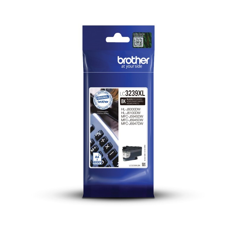 cartucho de tinta brother LC-3239XLBK 1 pieza(s) Original Alto rendimiento (XL) Negro