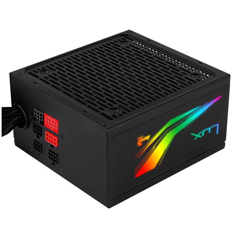 Fuente Alimentación aerocool LUXRGB750M PC Modular RGB 750W 80Plus Bronze 230V Negro