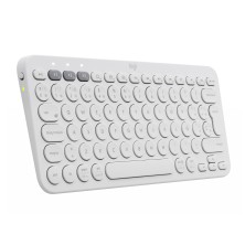 teclado Logitech K380 Multi-Device  Universal Bluetooth QWERTZ Español Blanco