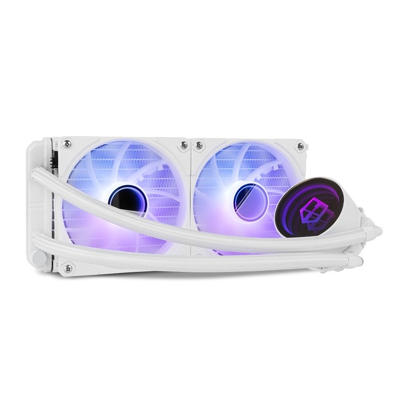 Sistema de refrigeración líquida NOX M-240 ARGB todo en uno 12 cm Blanco