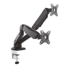 soporte para monitor AISENS DT27TSR-045 81,3 cm (32") Escritorio Negro