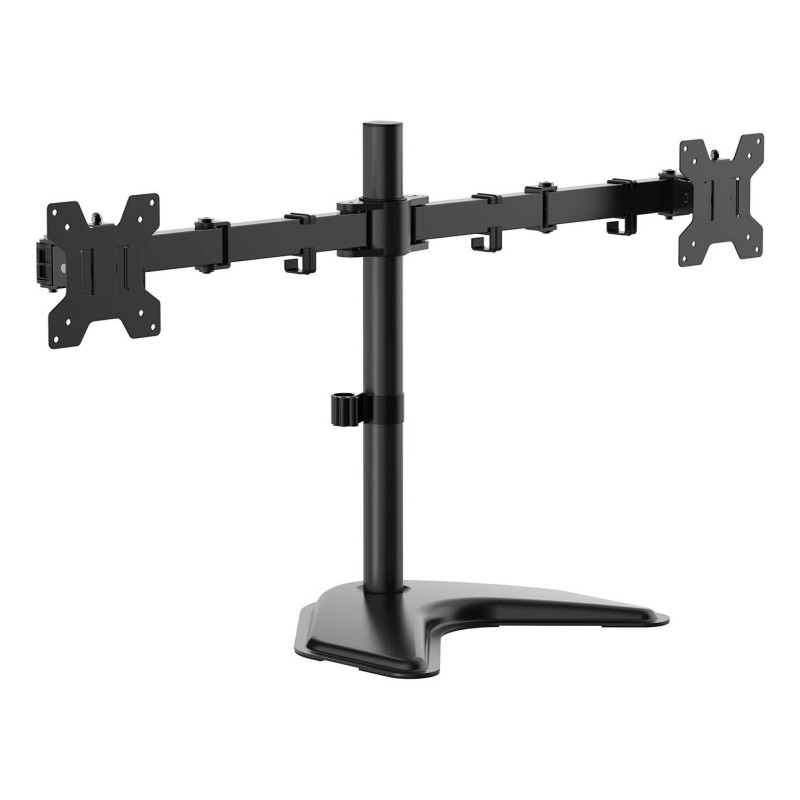 Soporte Tv/Monitor Aisens Mesa Con Peana Eco Giratorio E Inclinable Para 10Kg 3 Pivotes 2 Brazos De 17-32 Negro