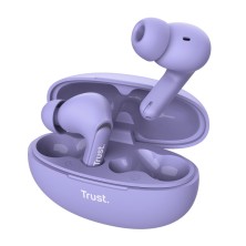 Auriculares Trust Yavi True Wireless Stereo Tws Dentro De Oído Llamadas/Música Usb Tipo C Bluetooth Púrpura