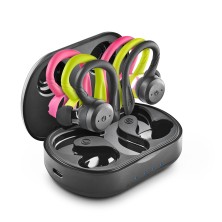 Auriculares Ngs Artica Jogger Inalámbrico Dentro De Oído Llamadas/Música Bluetooth Negro Verde Claro Rosa