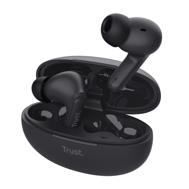 Auriculares Trust Yavi True Wireless Stereo Tws Dentro De Oído Llamadas/Música Usb Tipo C Bluetooth Negro