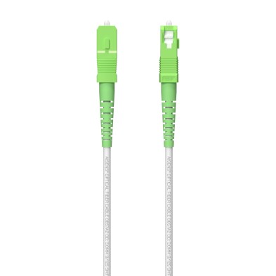 Cable Fibra Óptica Aisens Latiguillo G657A2 3.0 9/125 Smf Simplex Cpr Dca Lszh Sc/Apc-Sc/Apc Blanco 150 M