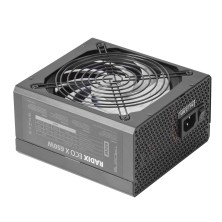 Fuente Alimentación Tacens Radix Eco X 650 Pc Atx 650W Tecnología Silenciosa Ai-Rpm +87% Eficiencia Negro