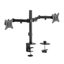 Soporte Tv/Monitor Aisens Mesa Eco Giratorio E Inclinable Para 9Kg 3 Pivotes 2 Brazos De 17-32 Negro