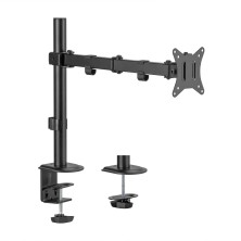 Soporte Tv/Monitor Aisens Mesa Eco Giratorio E Inclinable Para 9Kg 3 Pivotes 1 Brazo De 17-32 Negro