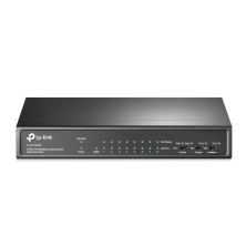 Switch Tp-Link Tl-Sf1009P No Administrado Fast Ethernet 10/100 Energía Sobre Ethernet Poe Negro