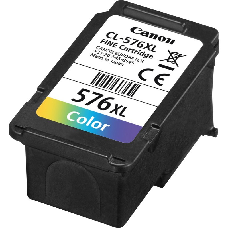 Cartucho De Tinta Canon Cl-576Xl 1 Piezas Original Alto Rendimiento Xl Magenta Amarillo Cian