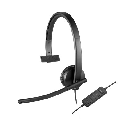 Auriculares Logitech H570E Alámbrico Diadema Oficina/Centro De Llamadas Usb Tipo A Negro