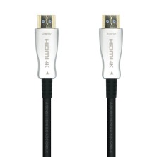 Cable Hdmi Aisens V2.0 Aoc Premium Alta Velocidad / Hec 4K@60Hz 18Gbps A/M-A/M Negro 15M