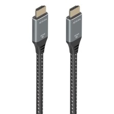 Cable Hdmi Aisens V2.1 Ultra Alta Velocidad / Hec 8K@60Hz 48Gbps A/M-A/M Gris/Negro 7.0M