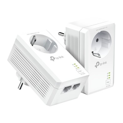 Adaptador De Red Tp-Link Tl-Pa7027P Kit Powerline 1000 Mbit/S Ethernet Blanco 2 Piezas