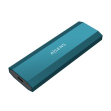 Caja Para Disco Duro Externo Aisens M.2 Ngff Asm2-019Blu Sata/Nvme A Usb3.1 Gen2 Azul