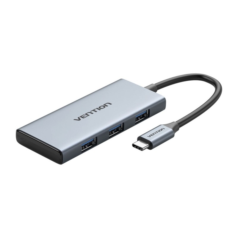 Docking Usb Tipo-C Vention Toohb/ 1Xhdmi/ 3Xusb/ 1Xlector Tarjetas Sd Y Microsd/ Gris