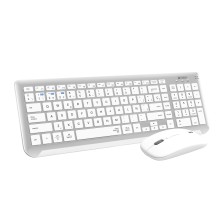 Teclado Subblim Con Ratón Bluetooth + 2.4G Combo Dual Prestige Extendido Plata/Blanco