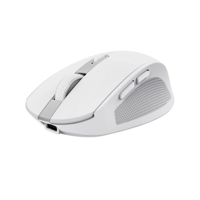 Ratón Trust Ozaa Oficina Mano Derecha Rf Wireless + Bluetooth Óptico 3200 Dpi blanco