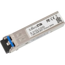 Modulo Sfp Transceptor De Fibra Óptica Mikrotik S-31Dlc20D 1250 Mbit/S Sfp 1310 Nm