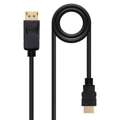 Cable Conversor Nanocable Displayport A Hdmi Dp/M - Hdmi/M Negro 10 M