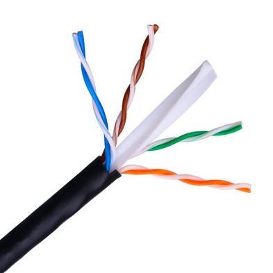 Bobina De Cable De Red Aisens A135-0263 Negro 100 M Cat6 U/Utp Utp