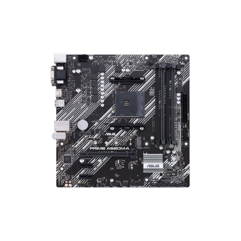 Placa Base Asus Prime A520M-A Ii/Csm Amd A520 Zócalo Am4 Micro Atx