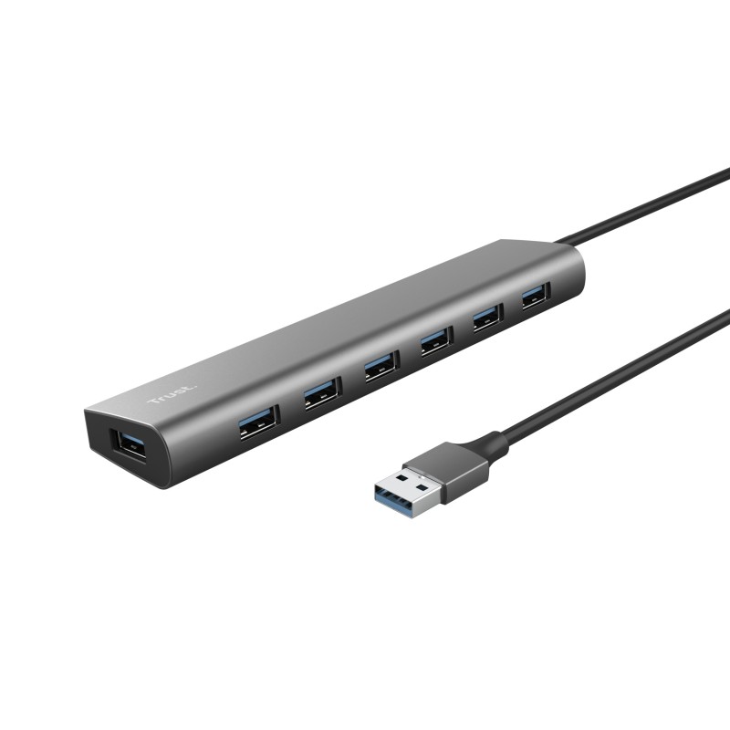 Hub Trust Halyx Usb 3.2 Gen 1 3.1 Gen 1 Type-A 5000 Mbit/S Plata