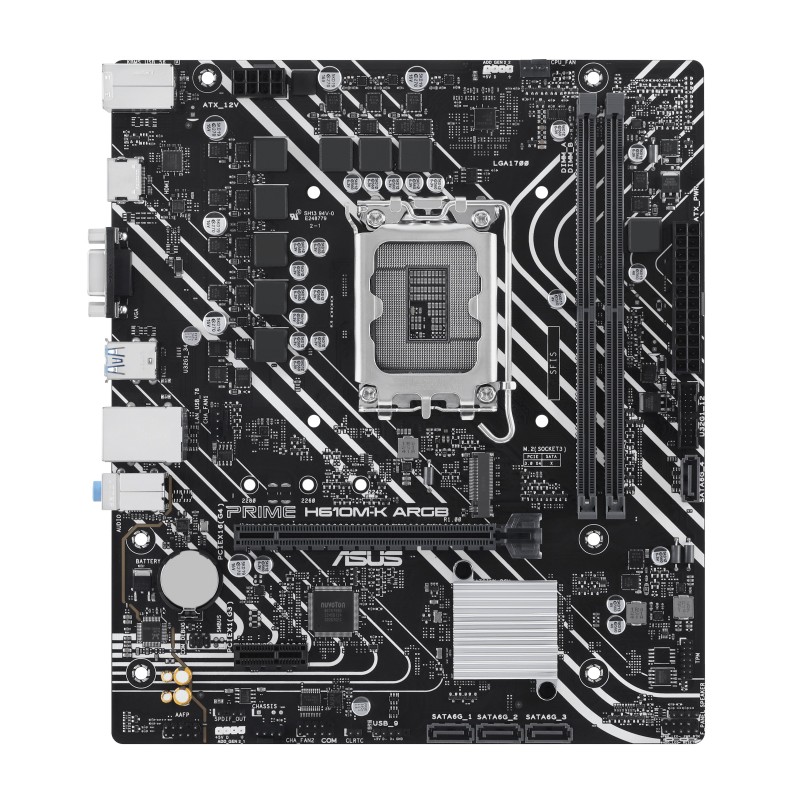 Placa Base Asus Prime H610M-K Argb Intel H610 Lga 1700 Micro Atx