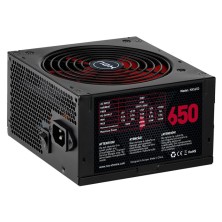 Fuente De Alimentación Nox Nxs650 650 W 20+4 Pin Atx Negro Rojo