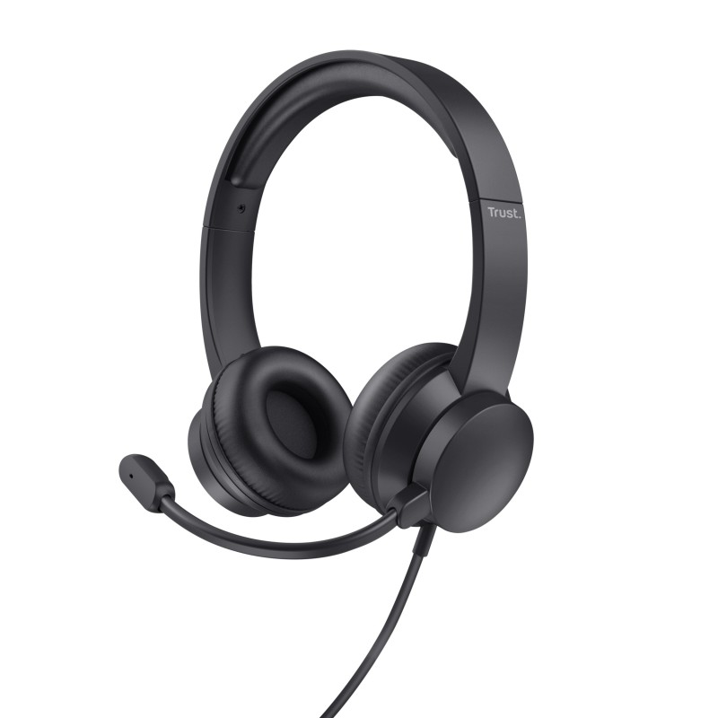 Auriculares Trust Ayda Alámbrico Diadema Llamadas/Música Negro