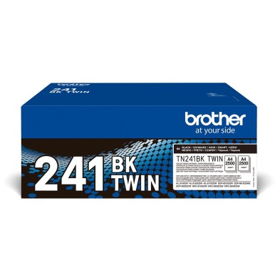 Cartucho De Tóner Brother Tn-241Bktwin 2 Piezas Original Negro