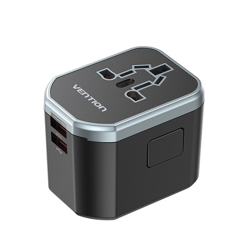 Cargador Vention Universal Fjcb0/ 1Xusb Tipo-C/ 2Xusb/ 20W