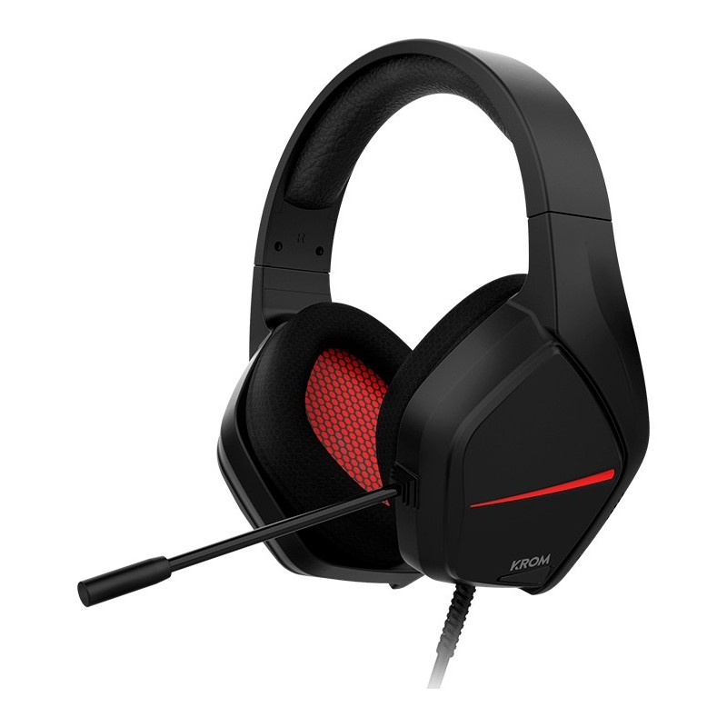 Auriculares Krom Kopa Move Alámbrico Diadema Juego Negro