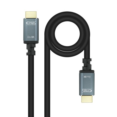 Cable Hdmi 2.1 Nanocable Iris 8K A/M-A/M Negro 10 Metros