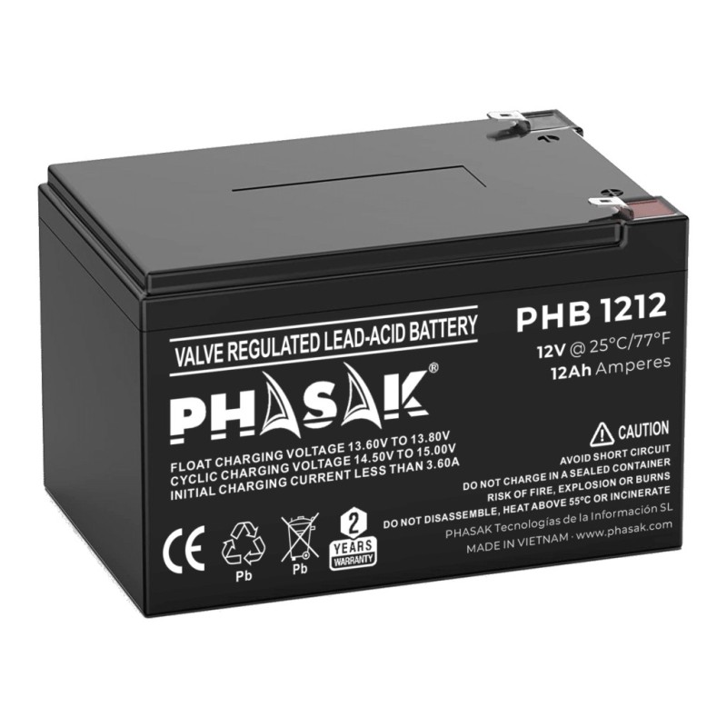 Batería Para Sai Phasak 12V 12Ah - Phb 1212
