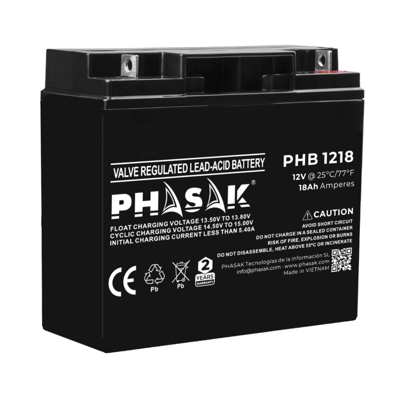 Batería Para Sai Phasak 12V 18Ah – Phb 1218