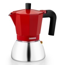 Cafetera Italiana Monix M863106 0 37 L Rojo
