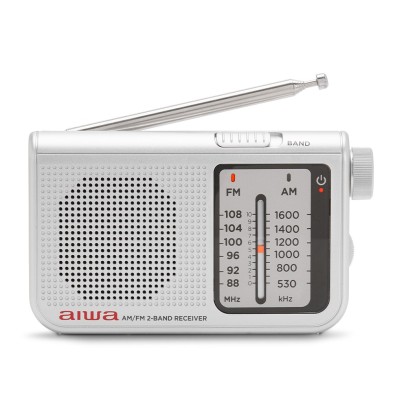 Radio Personal Aiwa Rs-55Sl Analógica Plata