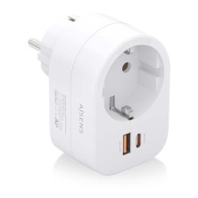 Cargador De Dispositivo Móvil Aisens Asps-1A1C06-W Universal Blanco Corriente Alterna Carga Rápida Interior